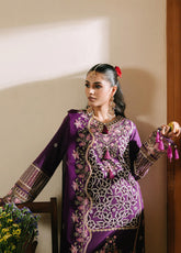 Shanaya By Mahnur Embroidered Lawn 3 Piece Unstitched Suit MN25SL D-MEHRUNISA